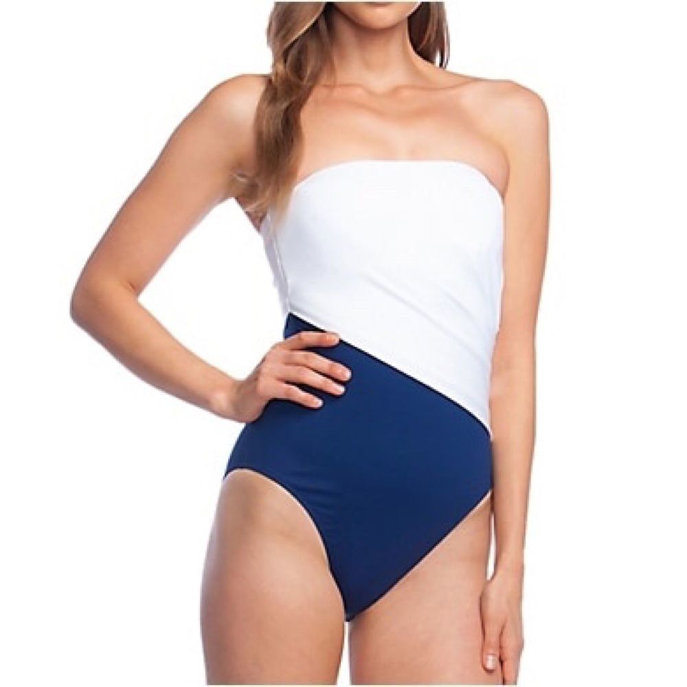 NWT Lauren Ralph Lauren Bel Aire Swimsuit - Picture 1 of 6